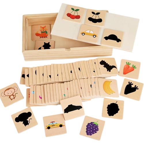 Assoziationsspiel für Formen – Holzpuzzle von Schatten, entwickelt Logik und Mustererkennung für Mädchen, , Kindergarten Assoziationsspiel für Formen – Holzpuzzle von Schatten, entwickelt Logik und Mustererkennung für Mädchen, , Kindergarten von Générique