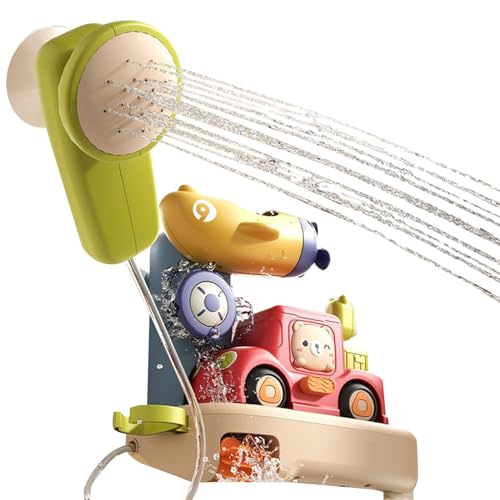 Baby Bath Shower Head, Rotating Car Shower Sprayer, Interactive Bath Sprinkler, Gentle Water , Easy-Grip Design, Fun Toddler Bathing Toy, Ideal for Kids 0 to 3 Years von Générique