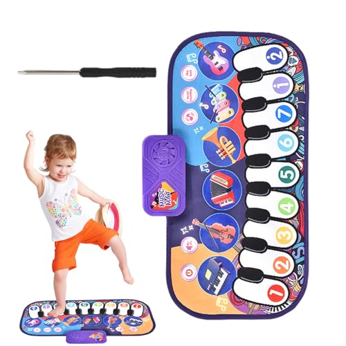 Baby Musical Mat – Cartoon Interactive Piano Mat mit Soundeffekten, pädagogische Bodentastatur für frühes Lernen | Lustige Tanzmatte für Kleinkinder Baby Musical Mat – Cartoon Interactive Piano Mat mit Soundeffekten, pädagogische Bodentastatur für frühes Lernen | Lustige Tanzmatte für Kleinkinder von Générique