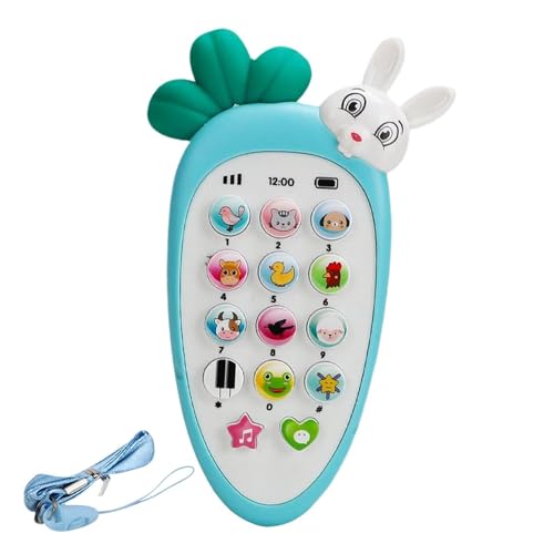 Baby- Phone Mobile Toys Biting Spielzeug mit Licht und Musik, Baby Monitor Toy für Babys | Beißring für die Zähne, Geschenke für und Mädchen, sensorisches Babyspielzeug für von Générique