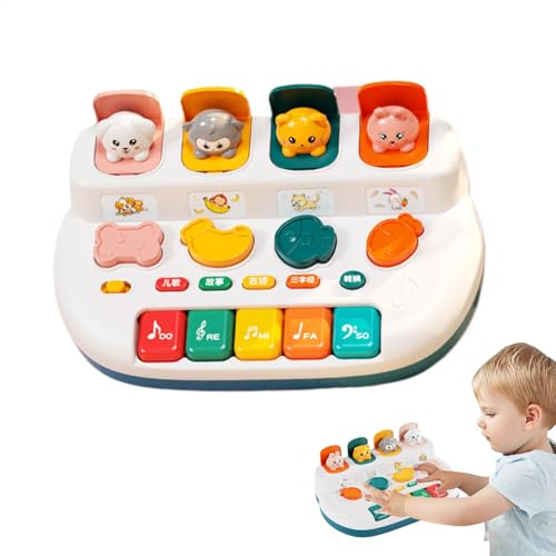 Baby Piano Toy, Piano Keyboard Cute Animal Musical Instrument, Lernspielzeug für Babys, Lernspielzeug für Baby Girl, 18 Monate +, Fun Music Toy für frühe Entwicklung von Générique