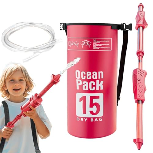 Backpack Soaker, großes Spraying-Toy, 39,9 x 14 cm, interaktives Bad-Spielzeug, Wasserspielzeug, leichtes Design, Wassersoaking-Spiel für Outdoor Pool oder Backyard von Générique