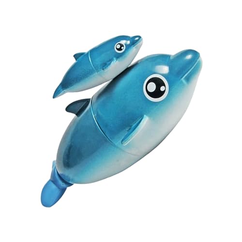 Badespielzeug für Kleinkinder, automatische Delfin-Figuren, schwimmend, für das Bad – lustiges Spiel für das Vorschulalter Badespielzeug für Kleinkinder, automatische Delfin-Figuren, schwimmend, für das Bad – lustiges Spiel für das Vorschulalter von Générique