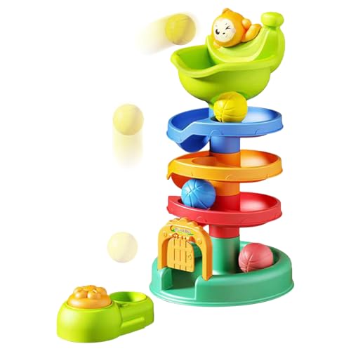 Ballwurfspiel für Kleinkinder, Ballturm, Lernspiel, Bauspiel, zur Entwicklung der Feinmotorik, , Mädchen, 18 Monate und älter Ballwurfspiel für Kleinkinder, Ballturm, Lernspiel, Bauspiel, zur Entwicklung der Feinmotorik, , Mädchen, 18 Monate und älter von Générique