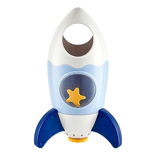 Bath Toys for Kids – Space Rocket Shape Bath Toy with Interactive Bath Spray and Rotating Fountain Spray | Spielzeug für Toddler Mädchen und , ideal für Splish-Splash Abenteuer von Générique