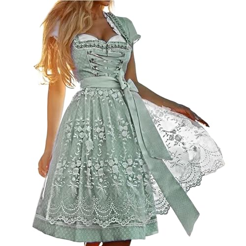 Bayerisches Damen-Outfit, traditionelles Kleid, kurz, für Damen, 3-teilig, Oktoberfest, Bayerisches Kostüm, Kellnerin, Festival, niedlich, Midi, Kostüm, Kleid, verstellbar, Rock, große Größe, für Bayerisches Damen-Outfit, traditionelles Kleid, kurz, für Damen, 3-teilig, Oktoberfest, Bayerisches Kostüm, Kellnerin, Festival, niedlich, Midi, Kostüm, Kleid, verstellbar, Rock, große Größe, für von Générique