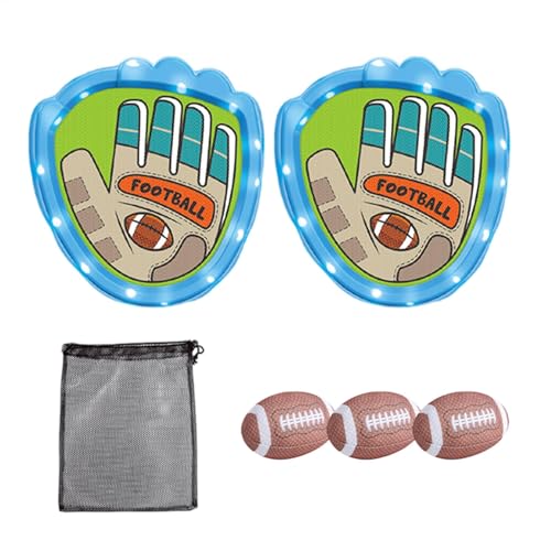 Beach Throwing Game, LED Lights Game, Family Gathering Game, Outdoor Carnivals Game, Birthday Game, Sticky Ball Kit 23 x 21 cm / 9,06 x 8,27 Zoll für Familienfeiern, Outdoor Karneval von Générique