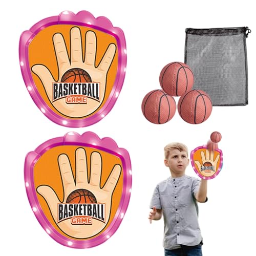 Beach Throwing Game, LED Lights Game, Family Gathering Game, Outdoor Carnivals Game, Birthday Game, Sticky Ball Kit 23 x 21 cm / 9,06 x 8,27 Zoll für Familienfeiern, Outdoor Karneval von Générique