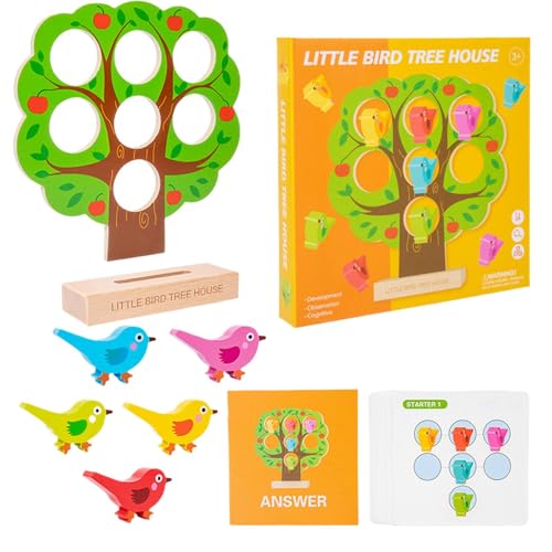 Bird Matching Toy, Educational Learning Puzzle, Developmental Puzzle Matching Game, Smooth Matching Learning Toy, Children's Day Matching Game for Children's Day, Easter, Christmas von Générique