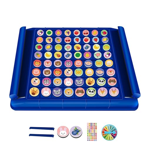 Board Matching Toy, Strategic Reversible Chess Game, 10,63 x 1,26 x 8,86 Zoll interaktives Spielspiel, Ideal für Kinder, Erwachsene, Schlafzimmer und Schlafplatz Indoor Spielset Verwendung von Générique