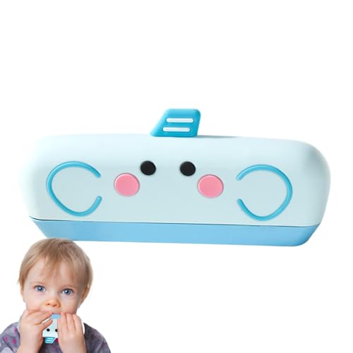 Cartoon-Harmonica, tragbares Musikinstrument, 6,69 x 2,36 Zoll Early Education Tool, Breath Control Training, waschbares Toddler Spielzeug für Reisen & Schule, lustiges Lernhilfe von Générique