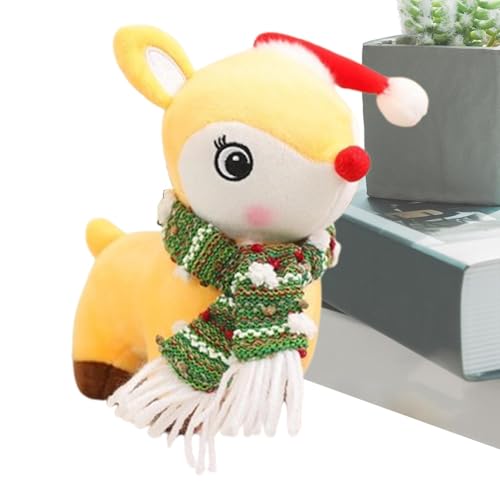 Christmas Reindeer Plüschtier Elch Huggable Moose Plush Holiday Decor Plüschtier Winter Stuffed Toys Soft Christmas Toys Decorative Plush Reindeer Cute Plush Animals for Christmas Plush Plush Plush von Générique