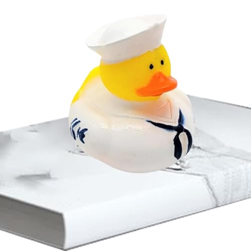 Coole Rubber Ducks, Dekoratives Veteran Duck Bath Toy, lustige Uniform Ducks, Party Favors für Memorial Day & Fourth of July Fun, Birthday Veterans Day 5,8 x 4,97 cm von Générique