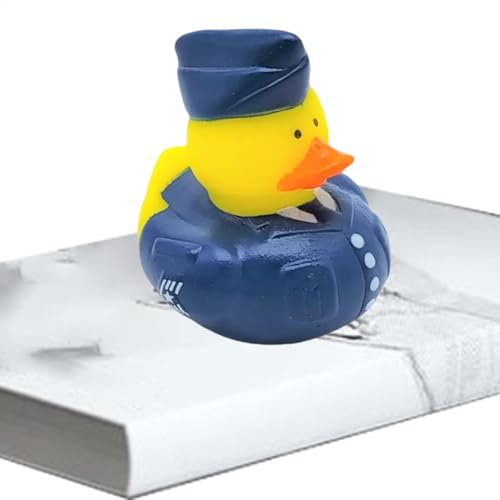 Coole Rubber Ducks, Dekoratives Veteran Duck Bath Toy, lustige Uniform Ducks, Party Favors für Memorial Day & Fourth of July Fun, Birthday Veterans Day 5,8 x 4,97 cm von Générique