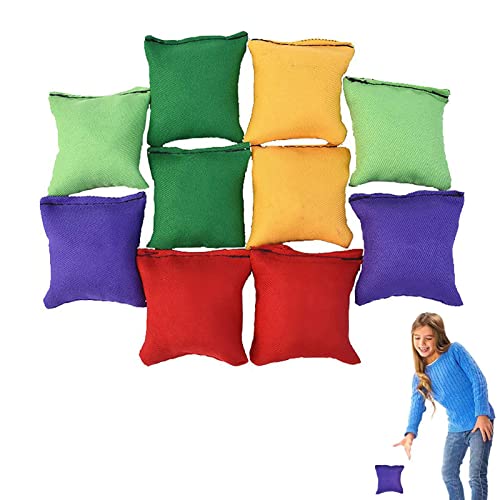 Cornhole Bag, 10 Stück, Bohnenbeutel, Sandsack für Indoor-Aktivitätsspiele, Rasen, für Kinder im Freien, Übungsspiele für Geschwindigkeit und Agilität Cornhole Bag, 10 Stück, Bohnenbeutel, Sandsack für Indoor-Aktivitätsspiele, Rasen, für Kinder im Freien, Übungsspiele für Geschwindigkeit und Agilität von Générique
