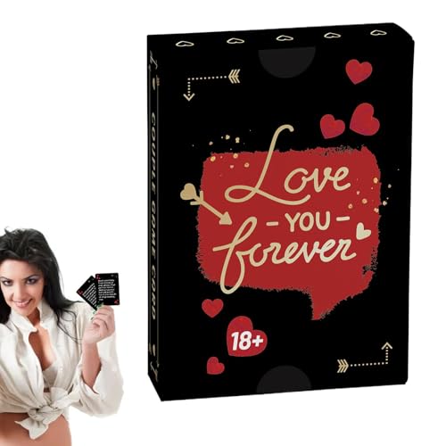 Couples Card Game, Gesprächskarten für Paare, Date Night Game, Valentine's Day Game, Relationship Challenge Cards, Couple Conversation Cards, 50 Cards Card Deck, Board Game for Couples, von Générique