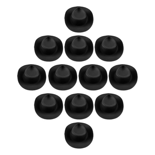 Cowboy Hat Cake Topper, Mini Western Caps, Doll Accessory Decor, Lightweight Design, Fun Color Variety, 12 Small Size, for Birthday, Festival, Farm Theme Party and More Cowboy Hat Cake Topper, Mini Western Caps, Doll Accessory Decor, Lightweight Design, Fun Color Variety, 12 Small Size, for Birthday, Festival, Farm Theme Party and More von Générique