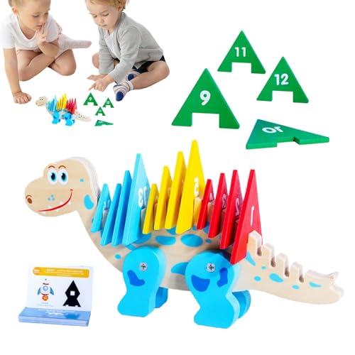 Dinosaurier-Puzzle aus Holz, Dinosaurier-Zahlen-Puzzle | Kreatives Puzzlespielzeug, feines Motor-Aktivitätsspielzeug, Lernspiele für die Bildung von Jungen und Mädchen im Alter von 3 Jahren Dinosaurier-Puzzle aus Holz, Dinosaurier-Zahlen-Puzzle | Kreatives Puzzlespielzeug, feines Motor-Aktivitätsspielzeug, Lernspiele für die Bildung von Jungen und Mädchen im Alter von 3 Jahren von Générique