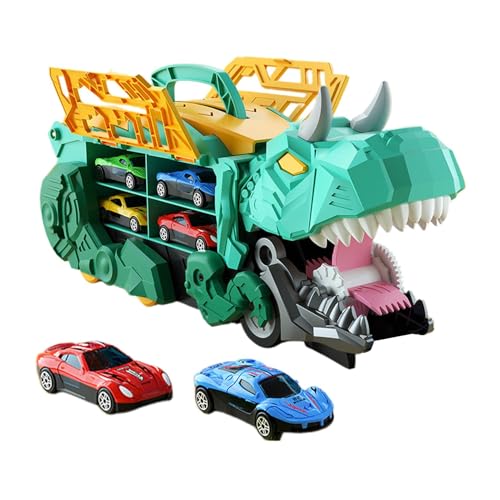 Dinosaurier-Spielzeugauto – Spielzeug LKW Transport von Dinosauriern | interaktives Lernspielzeug für Auto | Trägerfahrzeuge Spielzeug | doppelseitiger Aufbewahrungsgriff für Mädchen und Jungen von Générique