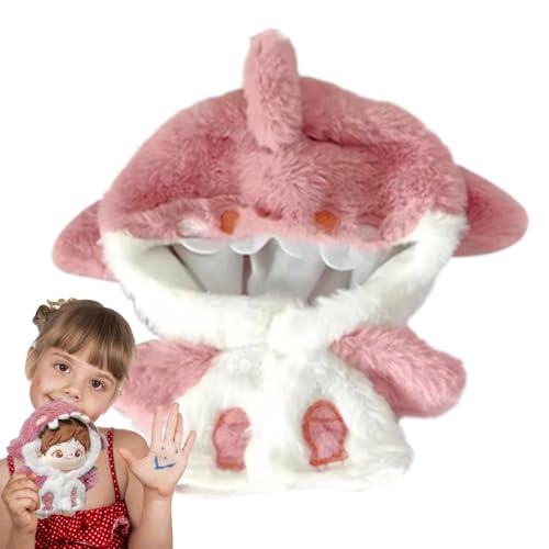 Doll Shark Hoodie- Anime Dress Up Kleidung | 7,87 Zoll Anziehspielzeug Zubehör | Kleidung für | Hai Plüsch Hai-Outfit | Hoodie Doll Shark Hoodie- Anime Dress Up Kleidung | 7,87 Zoll Anziehspielzeug Zubehör | Kleidung für | Hai Plüsch Hai-Outfit | Hoodie von Générique