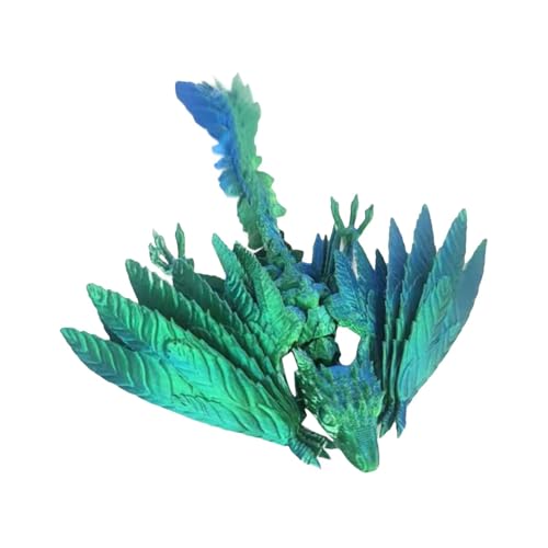 Drache bedruckt, Drachen-Spielzeug in | Büro-Ornament, Spielzeug mit Federn, Drachen-Spielzeug mit Gelenken, Spielzeug für Büro und Erwachsene Drache bedruckt, Drachen-Spielzeug in | Büro-Ornament, Spielzeug mit Federn, Drachen-Spielzeug mit Gelenken, Spielzeug für Büro und Erwachsene von Générique