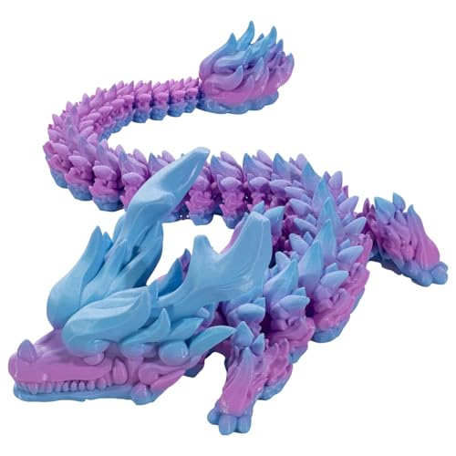 Drache bedruckt, Modell Drache, Gelenkdrache, Fidget, flexible Drachengelenke, Drachen-Fidget-Spielzeug, Drachenspielzeug, Osterkorb, Drachenspielzeug für von Générique