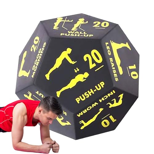 Eintrittsdice – Dice zum Üben | Fitness-Dices | Motivations-Trainingswürfel Zubehör | Üben Sie den Trainingswürfel in Ausrüstung mit 12 Seiten | HomeSports Training Work Out Equipment Eintrittsdice – Dice zum Üben | Fitness-Dices | Motivations-Trainingswürfel Zubehör | Üben Sie den Trainingswürfel in Ausrüstung mit 12 Seiten | HomeSports Training Work Out Equipment von Générique