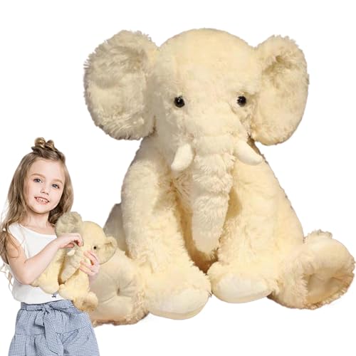 Elefanten-Spielzeug, weiche Huggable Puppe, Sleeping Companion Plüsch, Elefanten-Spielzeug, niedliches Plüschtier, Kinder Plüsch-Elefant, Dekoration, fantasievolles Spielzeuge, Elefantenpuppe von Générique