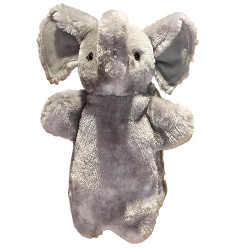 Elephant Hand Puppet, Plüschpuppen für Kinder, weiches Plüschtier, Elefantenspielzeug, interaktives Theaterpuppen für lustige Aufführungen, perfekt für Geburtstag und von Générique