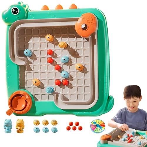 Family Game Set, Dinosaur Puzzle Game, Brain Teaser Toy, Kinder Strategy Game, Lernspielzeug, Travel Game Pack für Zuhause, Reisen und Road Trips 29,9 x 40,5 cm von Générique