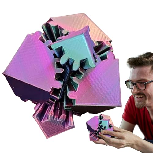 – Würfel mit Änderung der Form, Fidget-Würfel, Puzzlespiel, stimulierendes Spiel – Leidenschaft für Technologie – rotierender Würfel für Technikbegeisterte von Générique