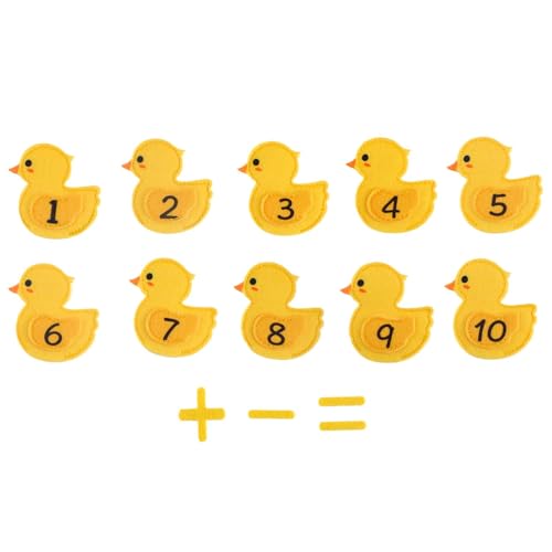 Fingermossets für Tier-Fingerpuppen | Realistische Märchenzeit gelbe Ducks | Lernspielzeug in Mathematik, Addition und Subtraktion, Rollenspiele, Lernspielzeug von Générique