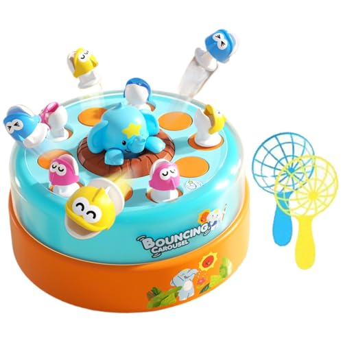 Fishing Game Toy, Toddler Fishing Game, Turntable Rotating Fishing Bounce and Catch Toy Game, Fishing Turntable Educational Toys, Turntable Fishing Toy for Kids 5-7 Years Old von Générique