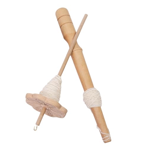 Fuse mit Holz – traditioneller Faden mit oberem Drehgelenk, Zubehör aus Holz, Rotationswerkzeug, Weben, Trikot und Häkelnadel | Kreatives Handwerkzeug für Näharbeiten Fuse mit Holz – traditioneller Faden mit oberem Drehgelenk, Zubehör aus Holz, Rotationswerkzeug, Weben, Trikot und Häkelnadel | Kreatives Handwerkzeug für Näharbeiten von Générique