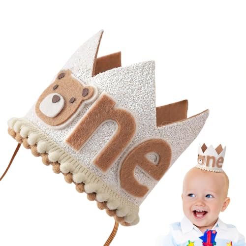 Geburtstag der Bärenkrone – Partyhut für Kleinkinder, Headwear Baby Bear | Cartoon-Party-Helix-Dekoration, weicher flauschiger Kronentopper, P Geburtstag der Bärenkrone – Partyhut für Kleinkinder, Headwear Baby Bear | Cartoon-Party-Helix-Dekoration, weicher flauschiger Kronentopper, P von Générique