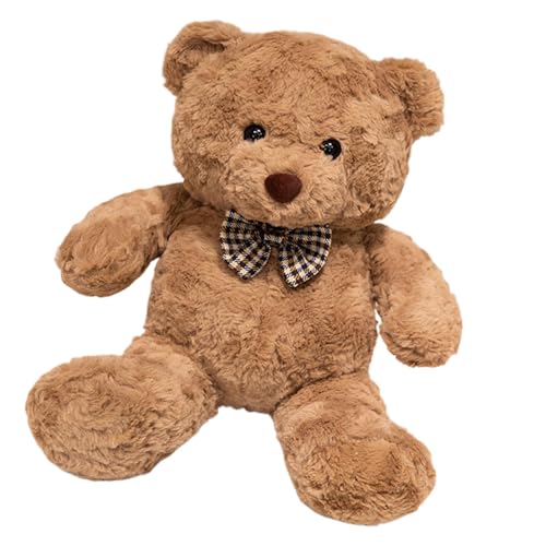 Gefüllte Bärenpuppe, weiches Bärenspielzeug, Huggable Stuffed Bear, Cozy Stuffed Bear, Plüschtier mit Te, 39,75 cm Plüschtier, weicher Bär für die Heimdekoration, süßes Bär, Plüschtier von Générique