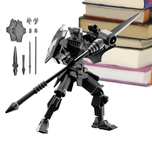 Générique 3D-Action-Figur – Action-Figuren Set | 4 x 13 cm Multi Jointed Movable Roboter | Verwandelnde einzigartige Sammelfiguren, Full Body Mechanical Movable Toy for Desk Decoration Générique 3D-Action-Figur – Action-Figuren Set | 4 x 13 cm Multi Jointed Movable Roboter | Verwandelnde einzigartige Sammelfiguren, Full Body Mechanical Movable Toy for Desk Decoration von Générique