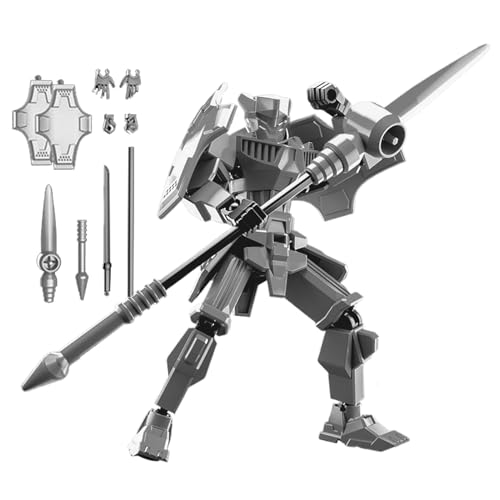 Générique 3D-Action-Figur – Actionfiguren-Set | 4 x 13 cm Multi Jointed Movable Roboter | Verwandelnde einzigartige Sammelfiguren, Full Body Mechanical Movable Toy for Desk Decoration Générique 3D-Action-Figur – Actionfiguren-Set | 4 x 13 cm Multi Jointed Movable Roboter | Verwandelnde einzigartige Sammelfiguren, Full Body Mechanical Movable Toy for Desk Decoration von Générique