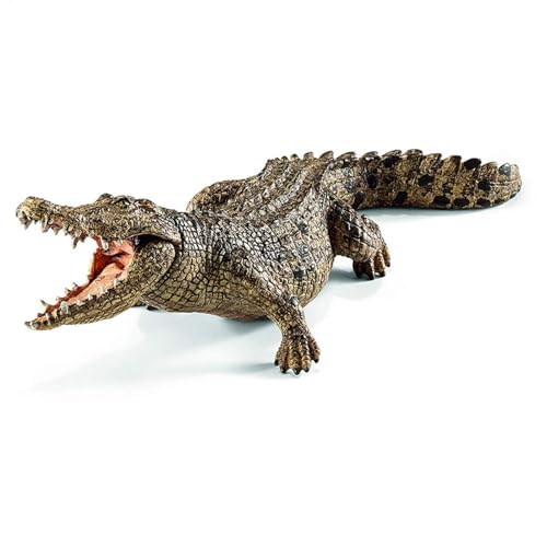 Générique Alligator Spielzeug – Simulations-Krokodil-Action-Figur mit beweglichem , Spielzeugmodell mit Tieren, Weihnachtsstrümpfe und Spielzeug zum Sammeln von Générique