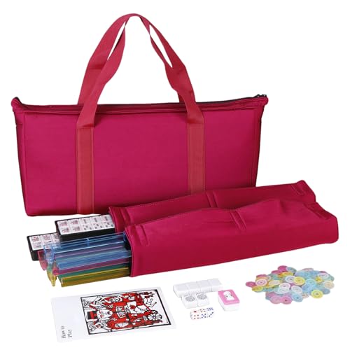 Générique Amerikanisches Mahjong-Spiel, 166 Fliesen, kompaktes Reisespiel, tragbar für Erwachsene, Anfänger, Senioren und Gesellschaftsspiele Générique Amerikanisches Mahjong-Spiel, 166 Fliesen, kompaktes Reisespiel, tragbar für Erwachsene, Anfänger, Senioren und Gesellschaftsspiele von Générique