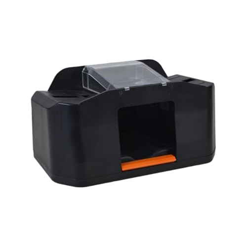 Générique Automatische Kartenschaufel, Rapid Electric Shuffling Maschine, 22 x 10,7 x 11 cm | 8,66 x 4,21 x 4,33 Zoll USB Charging Quiet Poker Card Shuffler für schnelles Spielen, PVC + elektronische von Générique