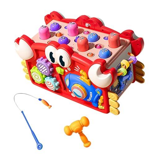 Générique Baby Activity Cube, Toddler Sensory Educational Toy, Multipurpose Learning Puzzle, 25,7 x 15,5 x 14,5 cm, interaktives Entwicklungsspielzeug mit Musikinstrument für Kinder von Générique