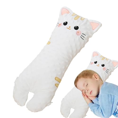 Générique Baby Side Pillow, Soft Plush Calming Body Pillow, 19,69 x 7,09 Zoll, seitlicher Komfort, hautfreundlich, lange Hugging-Puppe, niedliches getuftetes Tier für Kinder, Freunde von Générique