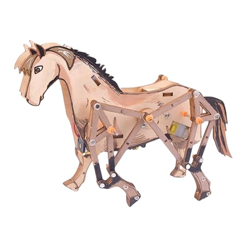 Générique Bausteine für Tiere, Bauset für den Schreibtisch, Spielzeug zum Zusammenbauen aus Holz, Pferdeform, Schreibtischdekoration für und Mädchen Générique Bausteine für Tiere, Bauset für den Schreibtisch, Spielzeug zum Zusammenbauen aus Holz, Pferdeform, Schreibtischdekoration für und Mädchen von Générique
