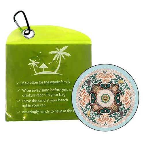 Générique Beach Sand Remover, Natural Sand Pouch, Waterless Cleaner for Feet, Swimsuits, Pets, Wipe Accessories for Beach Trips, Portable Cleaning Solution 120 g von Générique