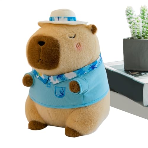 Générique Capybara Plüschtier, Plüschtier, Plüschtier, 9,5 Zoll, Plüschtiere, Plüschtiere, weich gefüllte Puppe, Spielzeug für Kinder, niedliches Capybara Stuffed Tier Spielzeug für Kinder von Générique