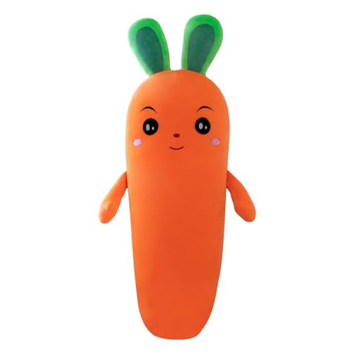 Générique Carrot Pillow, einzigartig, niedlich, gefülltes Tier, 69 cm, Heimdekoration, Bed Cushion, weich, vegetable Plüschtiere, für und Mädchen von Générique