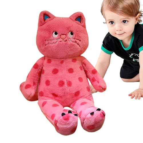 Générique Cat Plüsch, gefüllte Tierpuppe, weiche Wurfkissen, Cat Comforting Doll, Plüschpuppe für Kinder, große Plüschtiere, Plüschtierkissen, 31,5 Zoll Plüschkatze, gefülltes Spielzeug für und von Générique