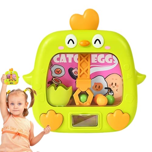 Générique Claw Machine for Kids, Electronic Grabber Maschine, Chicken-Themed Fun Claw Machine, Candy Vending Machine, Interactive Small Game for Kids, for Birthdays, Parties, Or Playtime von Générique