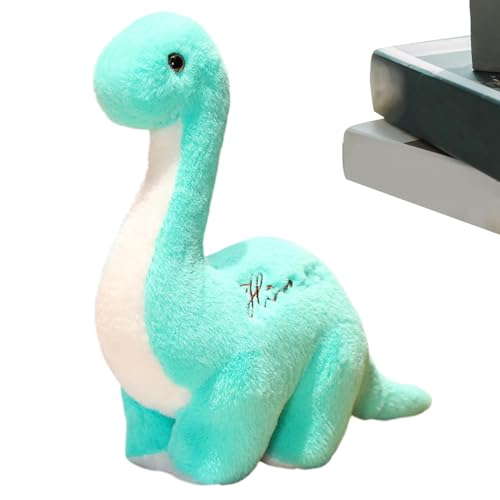 Générique Dinosaur Stuffed Tier, Dinosaurierpuppe, weiches Cartoon-Spielzeug, niedliches Spielzeug für Zuhause, Schule & Reisen, niedliches Midget für Kinder, 1 Stück, Grün, tragbar von Générique